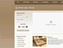 Tablet Screenshot of hotelsitaniwas.com